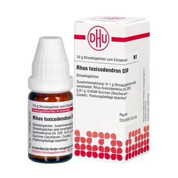 RHUS TOXICODENDRON D 30 Globuli