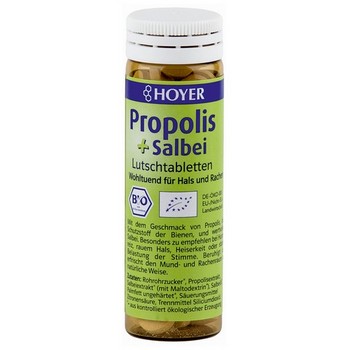 HOYER Propolis & Salbei Lutschtabletten