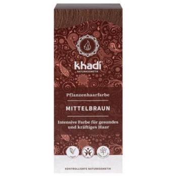 Khadi Haarfarbe Mittelbraun