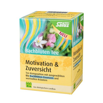 BACHBLÜTEN Tee Motivation & Zuversicht Bio Salus