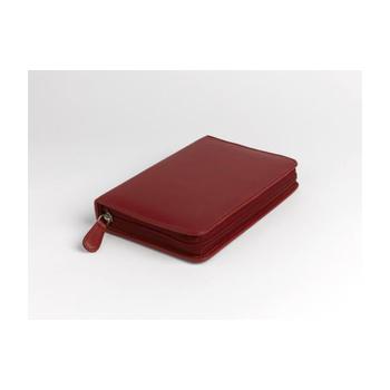 TASCHENAPOTHEKE 60er Leder f.1,5g Gläser rot