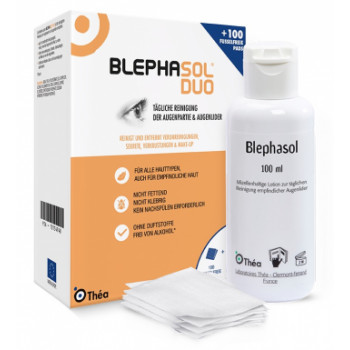 BLEPHASOL Duo 100 ml Lotion+100 Reinigungspads