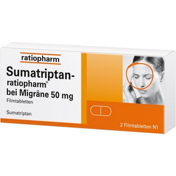 SUMATRIPTAN-ratiopharm bei Migräne 50 mg Filmtabl.