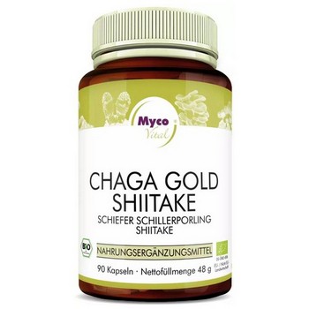 CHAGA GOLD Shiitake Bio Pilzpulver-Kapseln