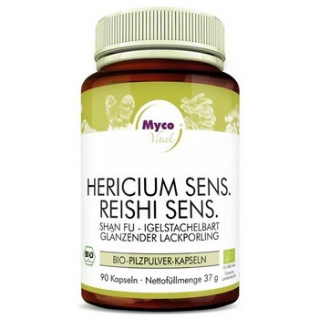 HERICIUM SENS. Reishi sens.Bio Pilzpulver-Kapseln